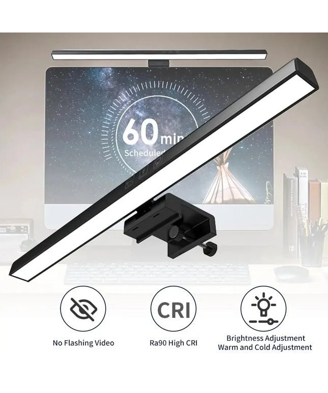33cm/50cm LED Monitor Light Bar: Adjustable Screen Light for Reading and Work
