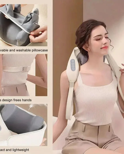 Multi-Functional U-Shaped Kneading Massage Cape: Cervical Spine and Shoulder Massager