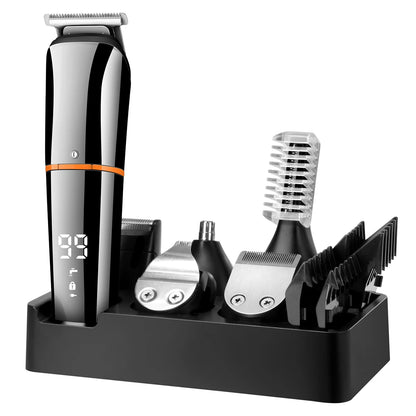 Multi hair trimmer men facial,beard,body grooming kits electric hair clipper nose ear trimer rechargeable