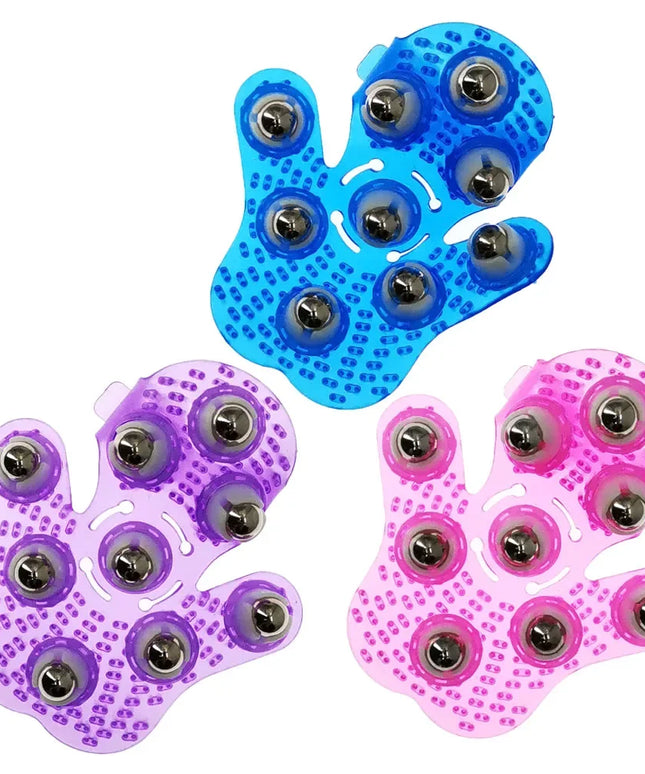 Roller Ball Massage Glove: Anti-Cellulite Massager for Pain Relief and Relaxation