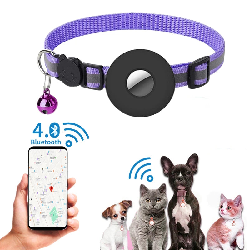 Smart Pet GPS Tracker: Wearable Bluetooth Locator for Dogs, Cats, and Birds