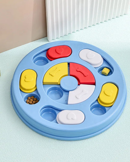 Pet Puzzle Toy: Slow Feeding Dog Bowl for Puppies - Interactive IQ Food Dispenser