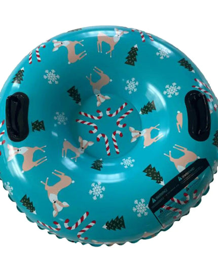 Winter Snow Tubes: 35.83-Inch Inflatable Sled for Kids and Adults – Fun Multicolor Options