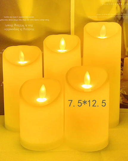 LED Swinging Candle Head with Remote: Perfect for Christmas Decorations