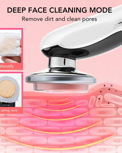 Multifunctional EMS Microcurrent Face Lifting & LED Skin Rejuvenation Massager