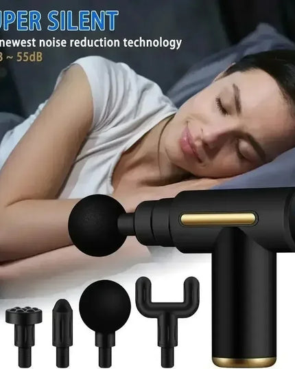 Portable USB Massage Gun: High-Speed Fascia Machine for Muscle Recovery and Relaxation