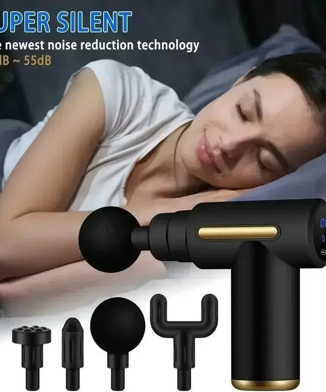 Portable USB Massage Gun: High-Speed Fascia Machine for Muscle Recovery and Relaxation
