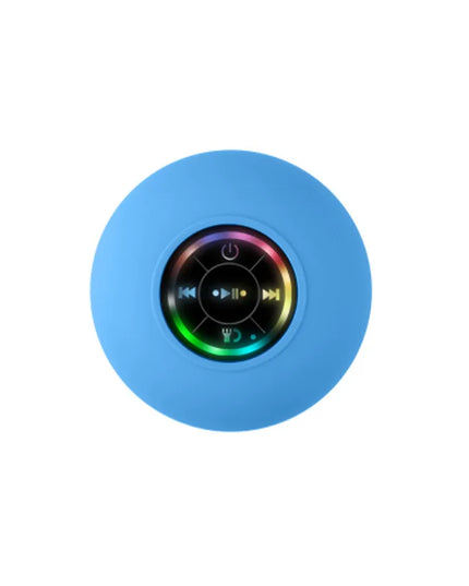 Wireless Shower Speaker: IPX4 Mini Bluetooth Speaker with RGB Light and Microphone