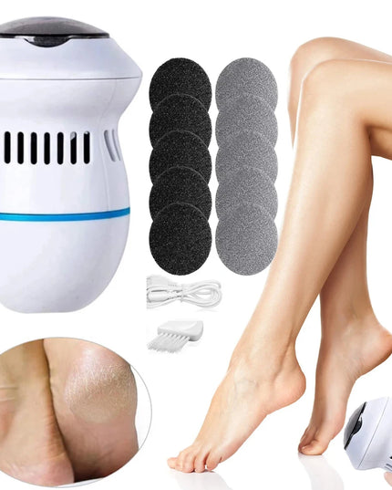 Rechargeable Electric Foot File: Professional Skin Trimmer for Pedicure and Foot Care