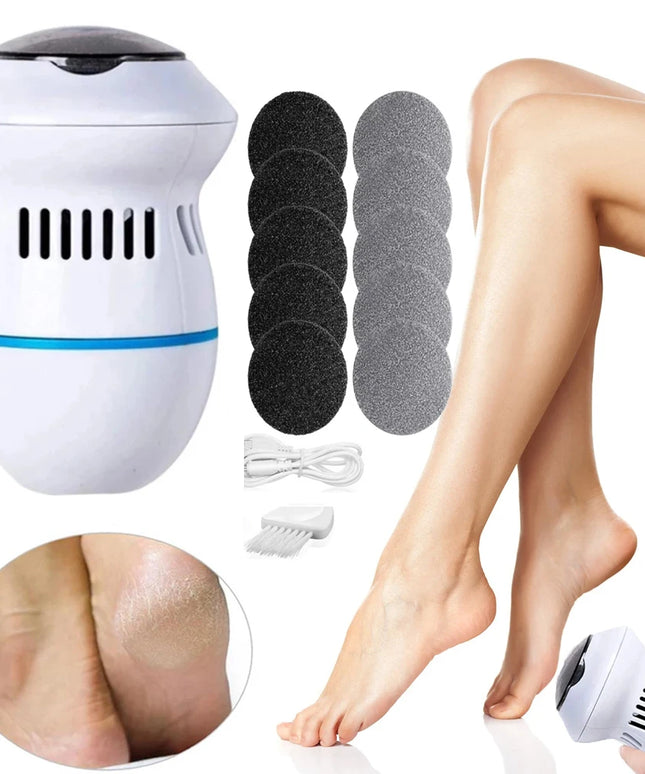 Rechargeable Electric Foot File: Professional Skin Trimmer for Pedicure and Foot Care