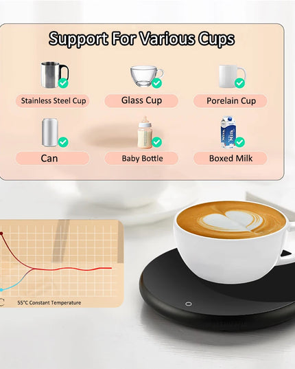 USB Mug Warmer: Electric Heating Coaster for Coffee, Tea, and Milk