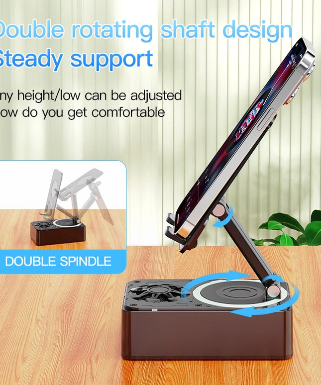 Bluetooth Speaker Phone Stand: HD Portable Holder for Tablets and Smartphones