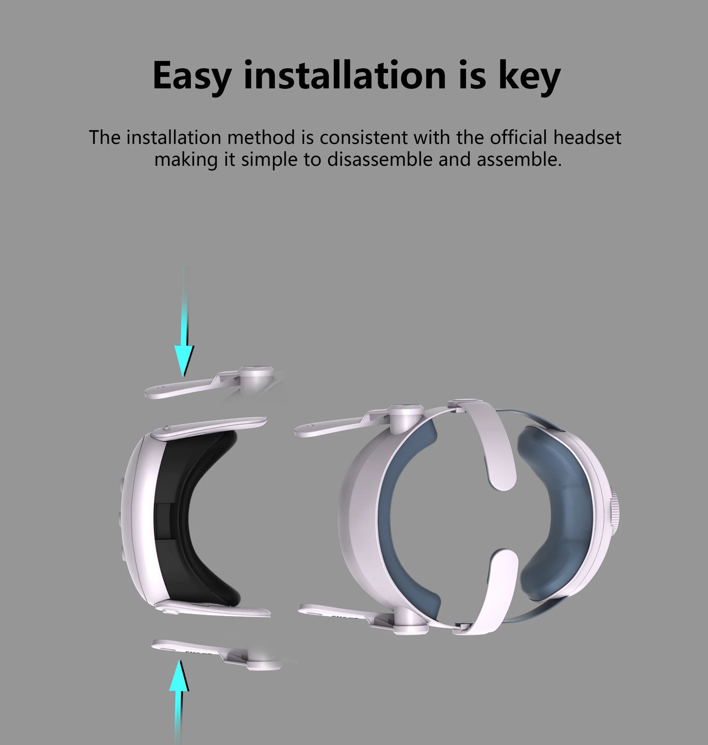 Replaceable Adjustable Head Strap for Meta Quest 3: Improve Comfort for VR Experiences