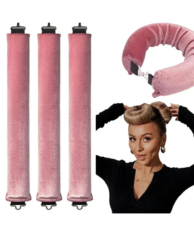 Overnight Heatless Curling Set: Soft Foam Rods for Beautiful, Lazy Curls