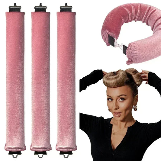 Overnight Heatless Curling Set: Soft Foam Rods for Beautiful, Lazy Curls