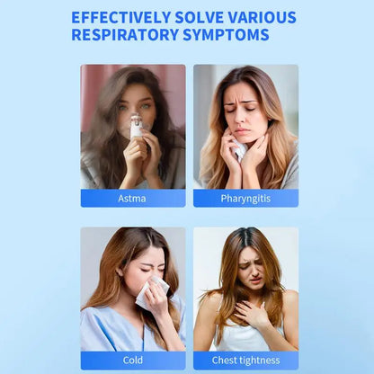 Portable Outdoor Nebulizer: Silent Mesh Mini Inhaler for Asthma Relief in Kids and Adults