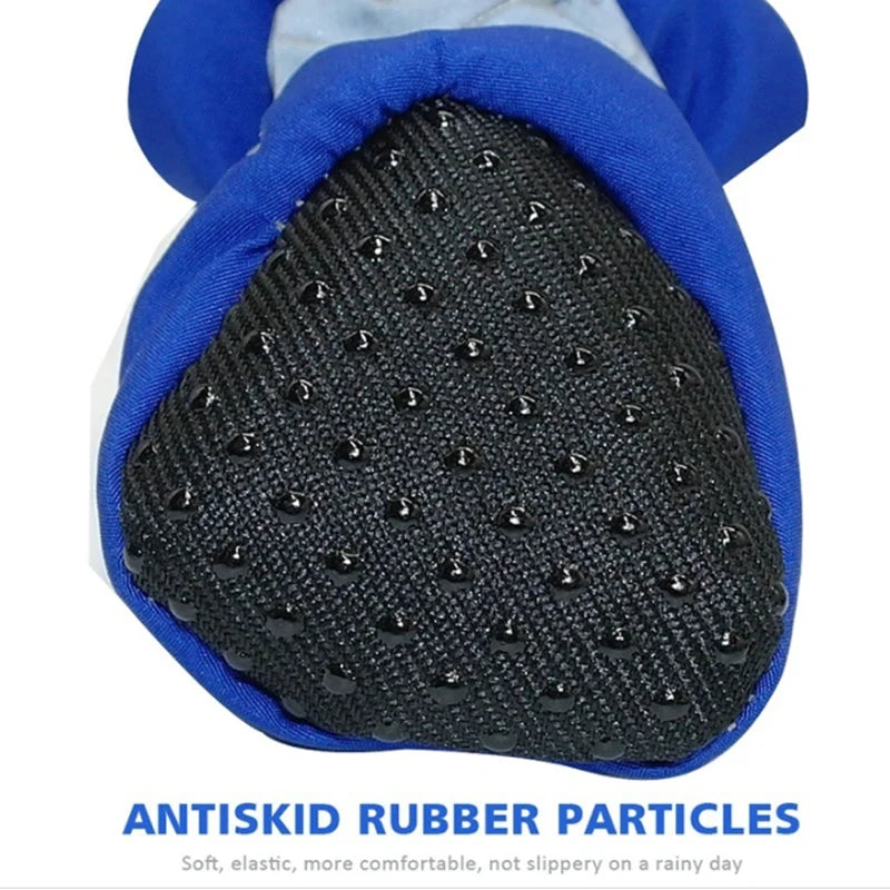 Waterproof Pet Dog/ Cat Shoes (4pcs): Non-Slip Rain Boots for Small Dogs and Cats