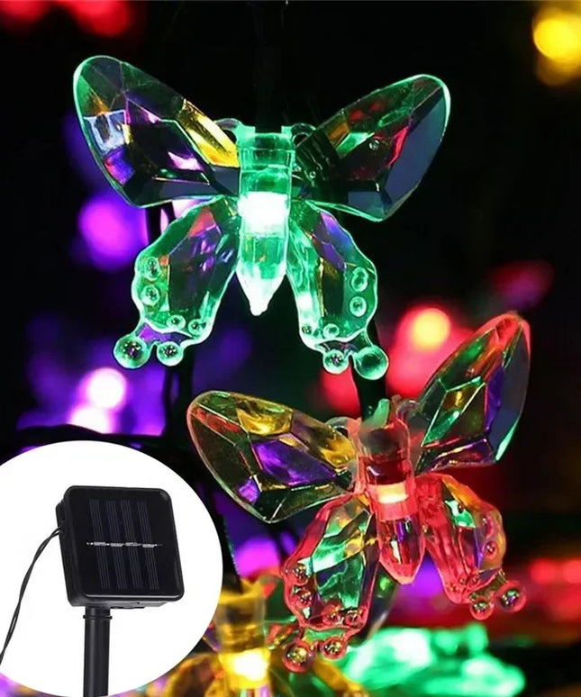 5-12M Crystal Ball Solar String Lights: LED Fairy Lights for Garden and Christmas Decor