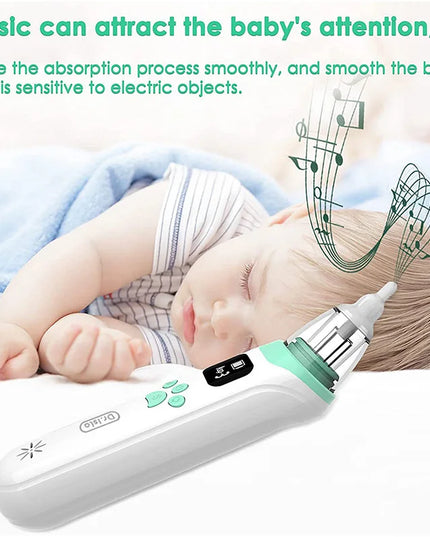 Child-Friendly Electric Nasal Aspirator: Dr.Isla Silicone Nose Cleaner with Safe Suction for Babies