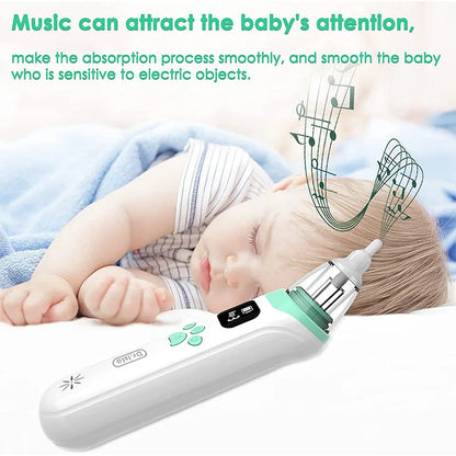 Child-Friendly Electric Nasal Aspirator: Dr.Isla Silicone Nose Cleaner with Safe Suction for Babies