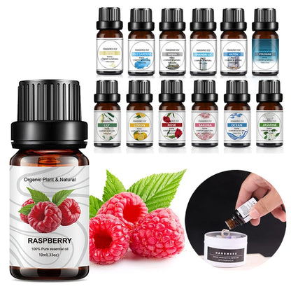 10ml Essential Oil - Natural Fruit Flavoring Oil for Diffusers