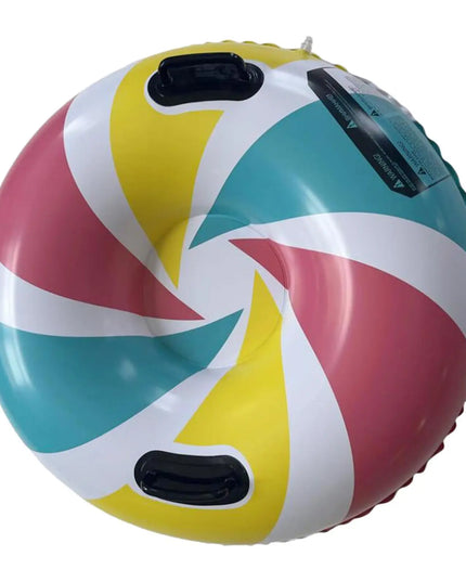 Winter Snow Tubes: 35.83-Inch Inflatable Sled for Kids and Adults – Fun Multicolor Options