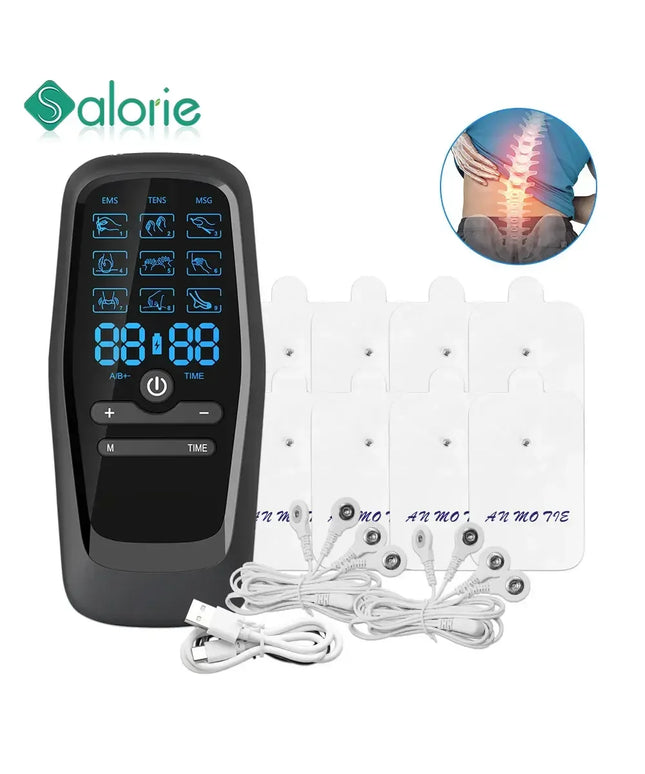Electric Acupuncture Massager: Rechargeable Full-Body EMS Muscle Stimulator and Tens Unit