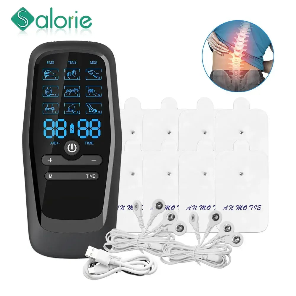 Electric Acupuncture Massager: Rechargeable Full-Body EMS Muscle Stimulator and Tens Unit