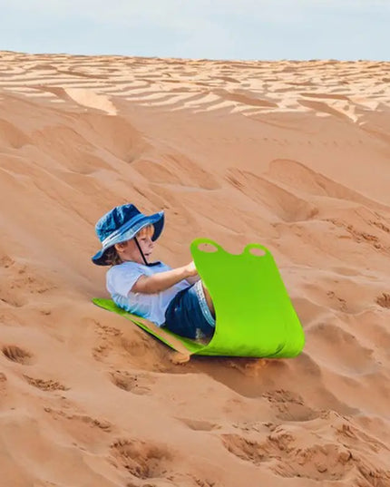 Lightweight Snow Sled: Roll-Up Design with Handle for Easy Transport