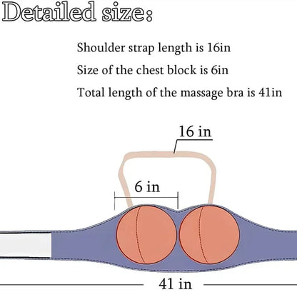Electric Breast Massager: Wireless Bra for Enhancement and Hot Compress