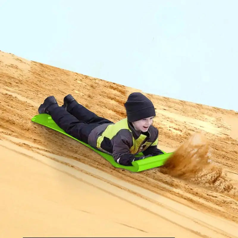 Lightweight Snow Sled: Roll-Up Design with Handle for Easy Transport