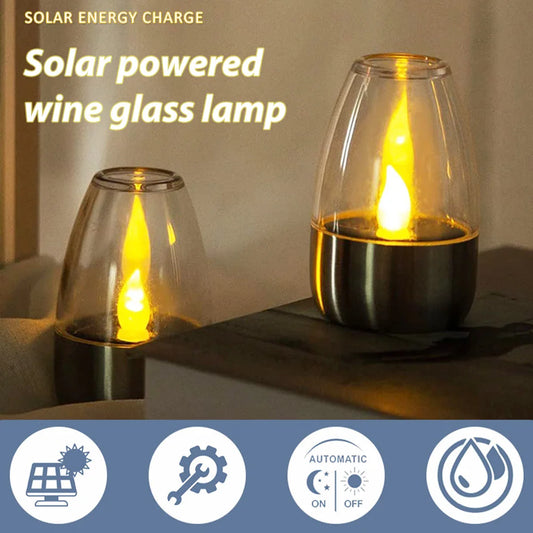 Outdoor Solar Candle Lights: Warm LED Night Lights for Parties, Halloween, and Festive Decor