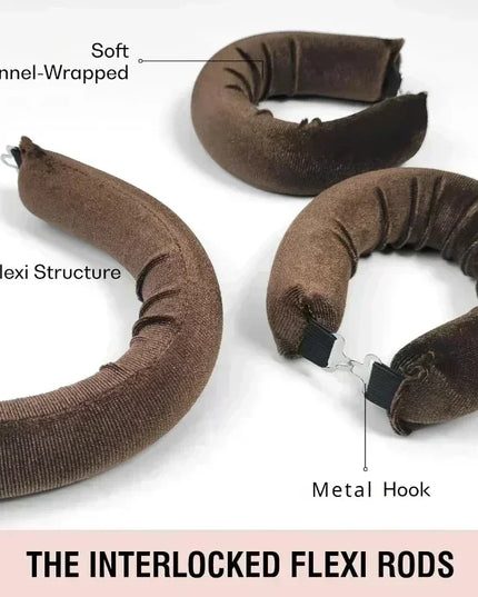Overnight Heatless Curling Set: Soft Foam Rods for Beautiful, Lazy Curls