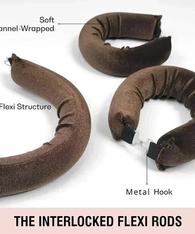Overnight Heatless Curling Set: Soft Foam Rods for Beautiful, Lazy Curls