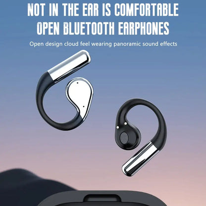 Bluetooth 5.4 Q31 Pro Headset: Lightweight Ear-hook Design with Active Noise Cancellation