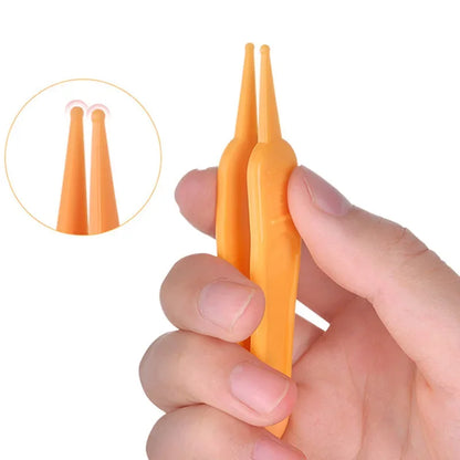 1PC Infant Ear and Nose Cleaner: Safe Round Head Tweezers for Baby Care