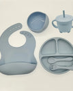 Gray and blue six