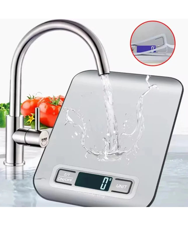 Electronic Kitchen Scale: 5kg/1g Weighing Tool with LED Display for Home, Food, and Jewelry