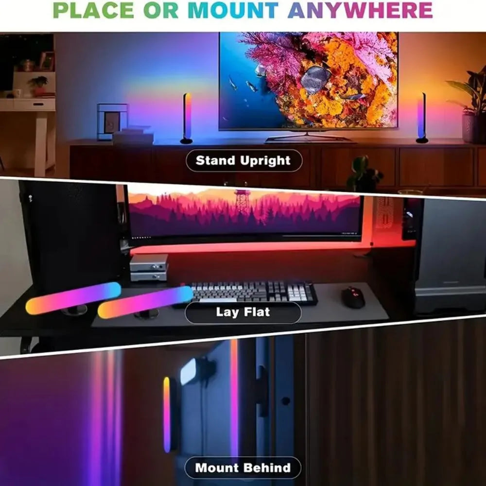 USB LED Atmosphere Light Bar: Color-Changing TV Backlight with Symphony Mode