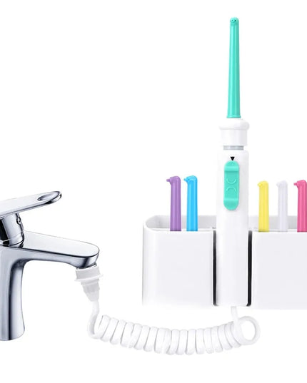 Teeth Cleaner Oral Irrigator: Portable Faucet Water Flosser with No Charging Needed