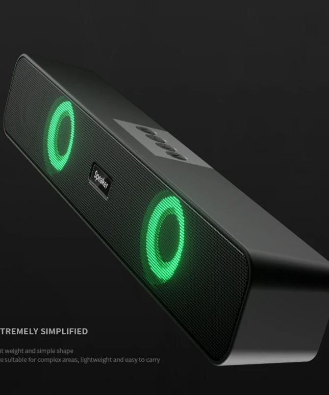 E56B Wireless Bluetooth-compatible Speaker Soundbar Box Dual-Speaker 4D-Subwoofer