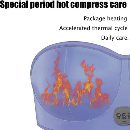 Electric Breast Massager: Wireless Bra for Enhancement and Hot Compress