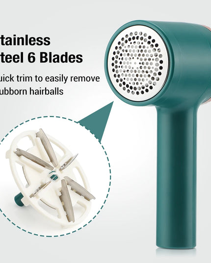 Three Levels Household Hair Ball Trimmer Portable Electric Lint Remover Hairball Clothes Fizz Fluffs Removal USB Charging