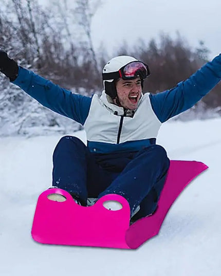 Lightweight Snow Sled: Roll-Up Design with Handle for Easy Transport