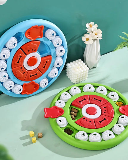 Pet Puzzle Toy: Slow Feeding Dog Bowl for Puppies - Interactive IQ Food Dispenser