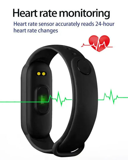 Multi-Function M6 Smart Bracelet: Waterproof Sports Watch with Fitness Tracking Features