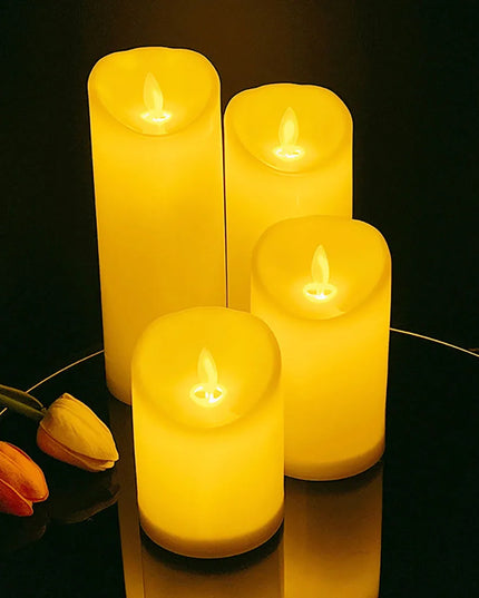 LED Swinging Candle Head with Remote: Perfect for Christmas Decorations