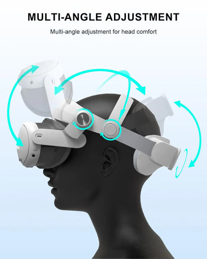 Replaceable Adjustable Head Strap for Meta Quest 3: Improve Comfort for VR Experiences