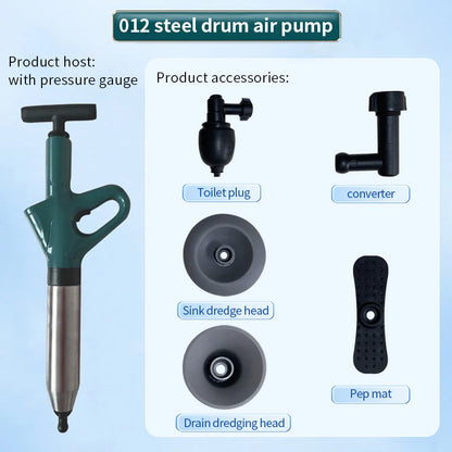 High-Pressure Toilet Pipe Dredger: Durable Stainless Steel Tool Set for Efficient Drain Cleaning