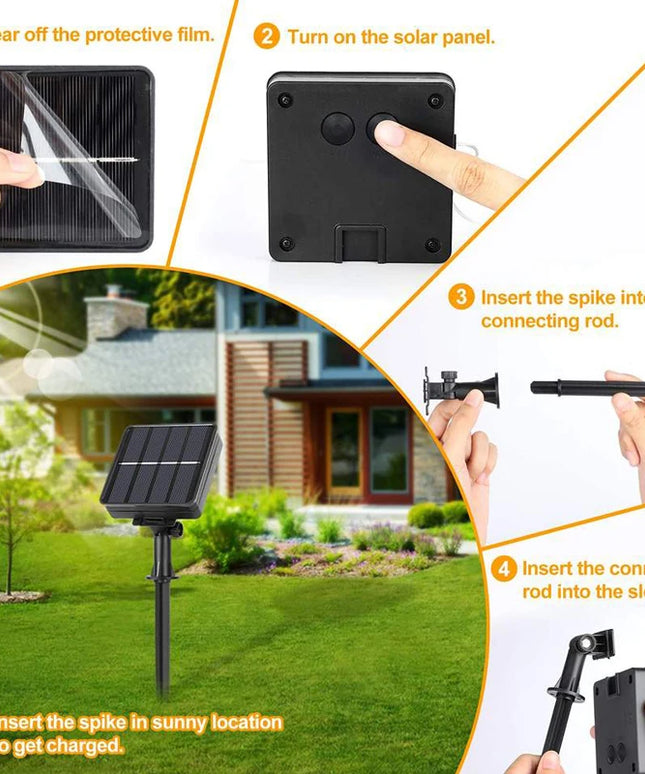 Outdoor Solar String Lights: 7M/12M/22M/32M LED Twinkle Fairy Lights for Christmas and Patio Decor